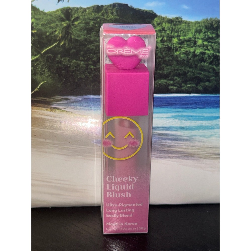 The Creme Shop Cheeky Liquid Blush Pink Velvet Ultra Pigment Long Lasting Blend